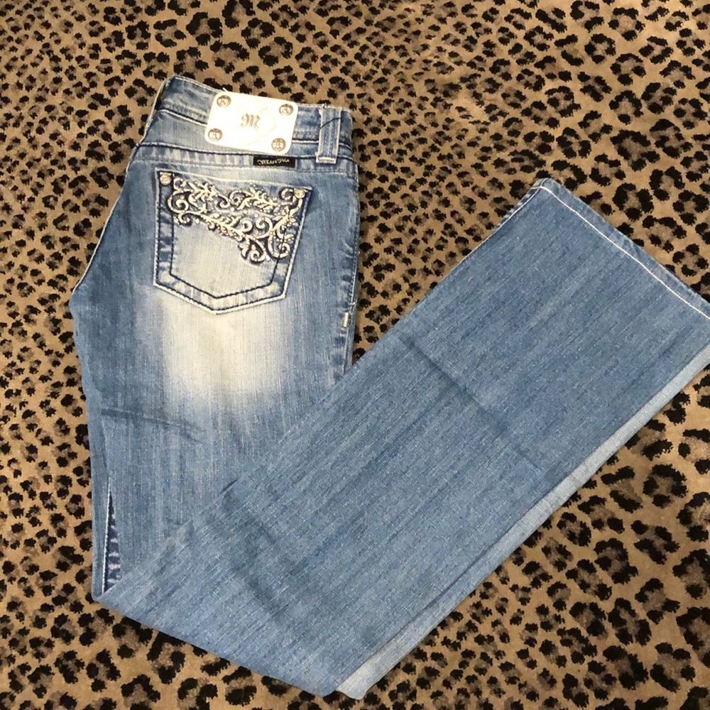 Miss Me rhinestone pockets jeans